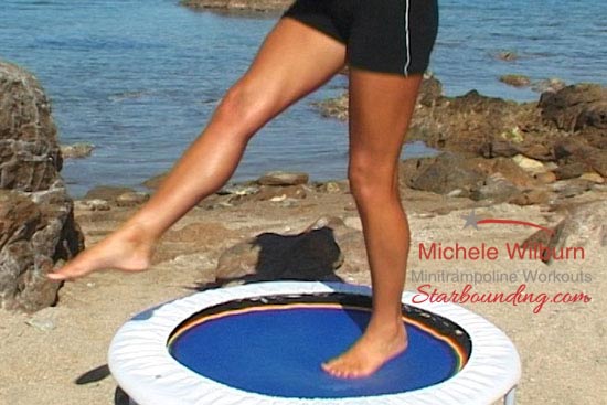 Starbound mini trampoline workouts with internationally acclaimed author and coach Michele Wilburn